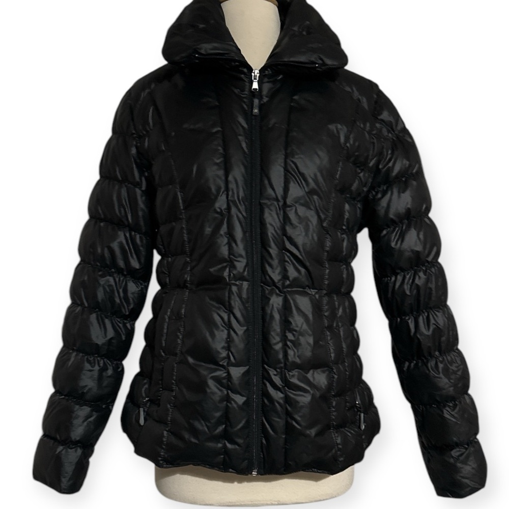 Kenneth Cole Lightweight Black Puffer Jacket w/ Slim Silhouette,‎ Large